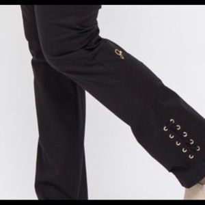 Black jaanuu Lace Up Scrub Pants szM